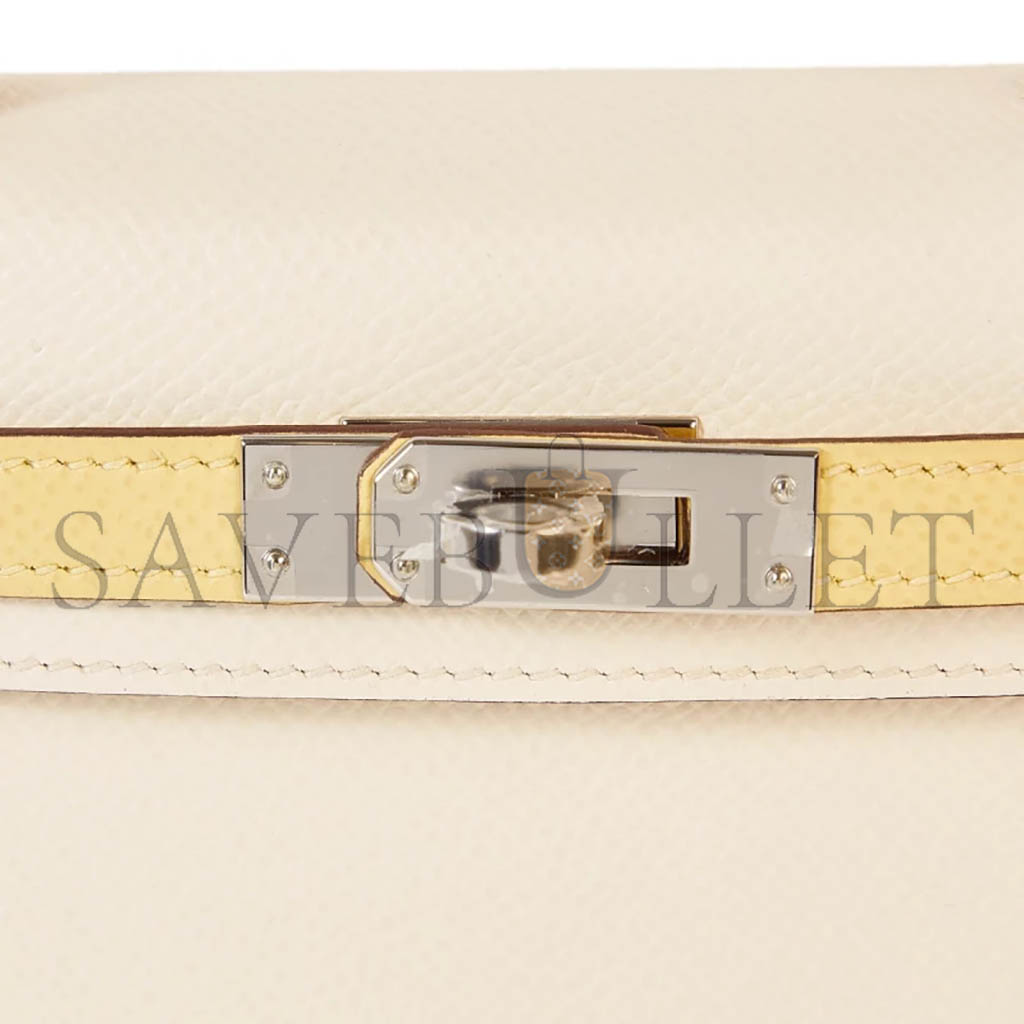 H**mes mini kelly ii epsom veau epsom tricolore (19*12*5.5cm)